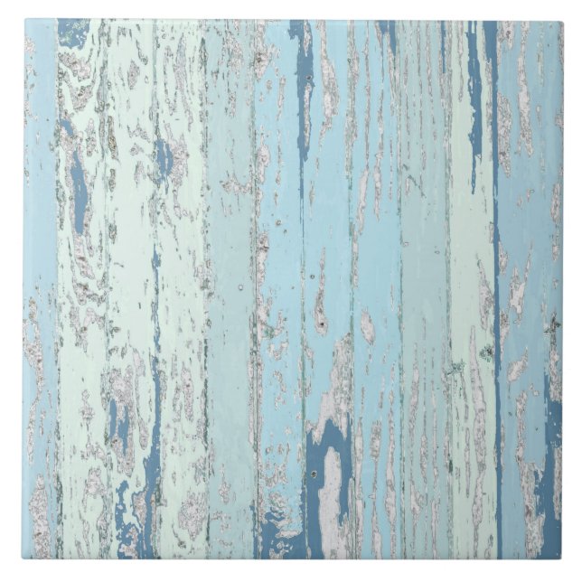 Azulejo De Cerâmica Capturas de deriva do mar (Frente)