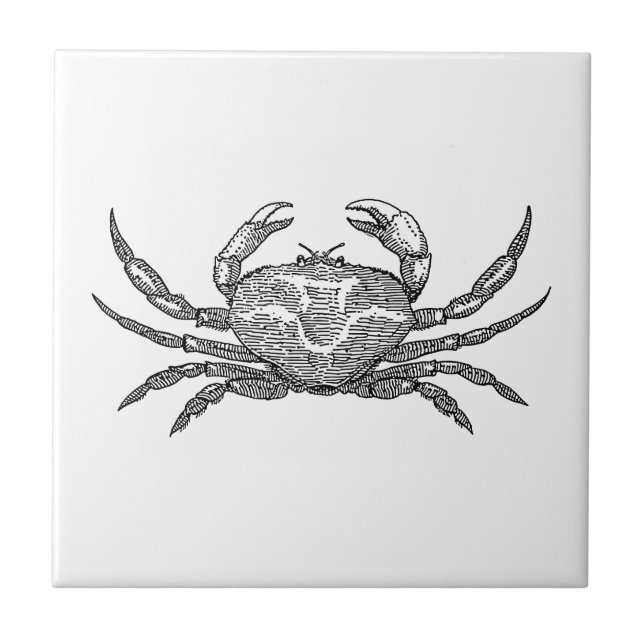 Azulejo De Cerâmica Caranguejo (Frente)