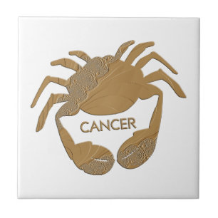 Azulejo De Cerâmica Caranguejo Cancer Zodíaco