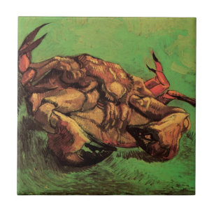 Azulejo De Cerâmica Caranguejo de Costas de Vincent van Gogh