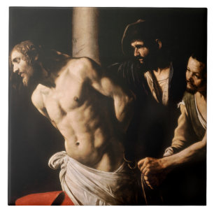 Azulejo De Cerâmica Caravaggio - cristo na coluna