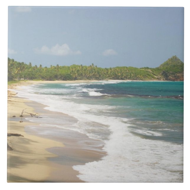 Azulejo De Cerâmica Caribe, GRANADA, Costa Leste, Baía de Granada, (Frente)