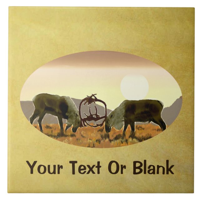 Azulejo De Cerâmica Cariou Duel (Frente)