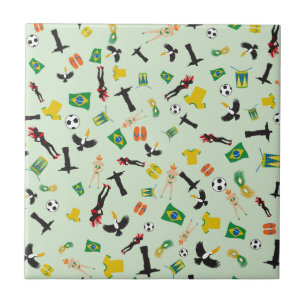 Azulejo De Cerâmica Carnaval de Brasil em Rio de Janeiro