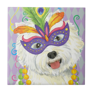 Azulejo De Cerâmica Carnaval Westie
