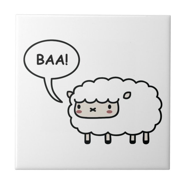 Azulejo De Cerâmica Carneiros! (Frente)