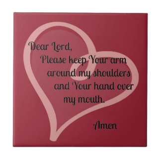 Azulejo De Cerâmica Caro senhor Mantimento Seu Braço Em torno…