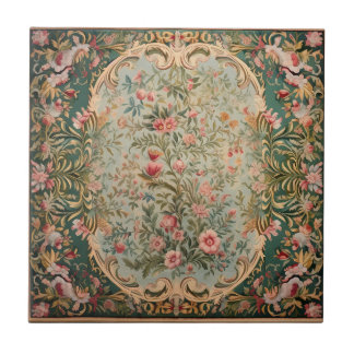 Azulejo De Cerâmica Carpete Oriental Colorida Floral