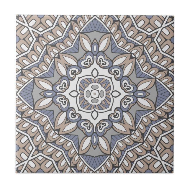 Azulejo De Cerâmica Carreau mandala 7 (Frente)