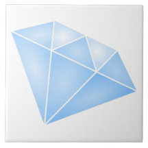 Carrinho de Diamante Azul brilhante