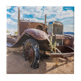 Azulejo De Cerâmica Carro antigo e abandonado 3 em Solitaire, Namíbia