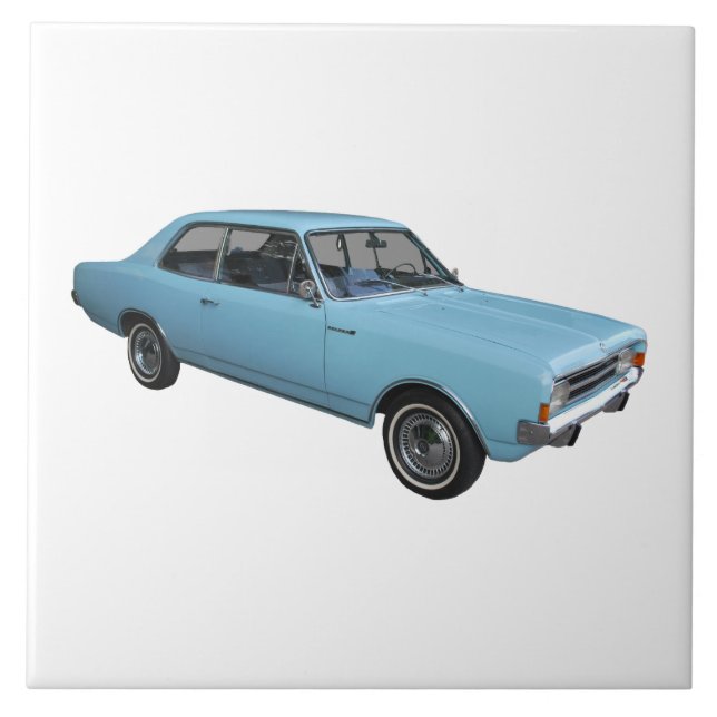 Azulejo De Cerâmica Carro antigo Opel Rekord (Frente)