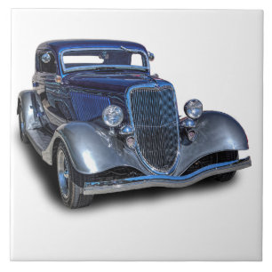 AZULEJO DE CERÂMICA CARRO VINTAGE 1934