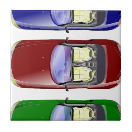 Azulejo De Cerâmica Carros coloridos