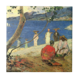 Azulejo De Cerâmica Carros de Fruta Paul Gauguin na Turim Cove ou nos 