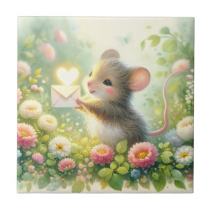 Azulejo De Cerâmica Carta de Amor do Rato da Cabana Prado