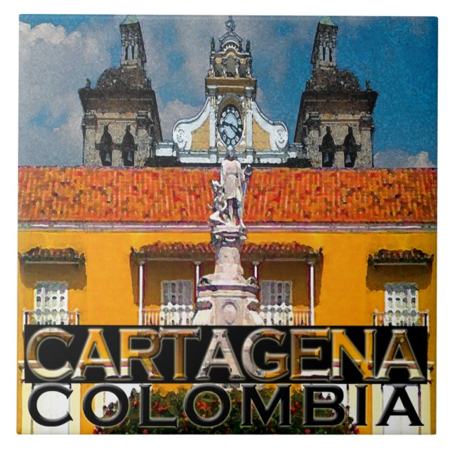 Azulejo De Cerâmica Cartagena (Frente)