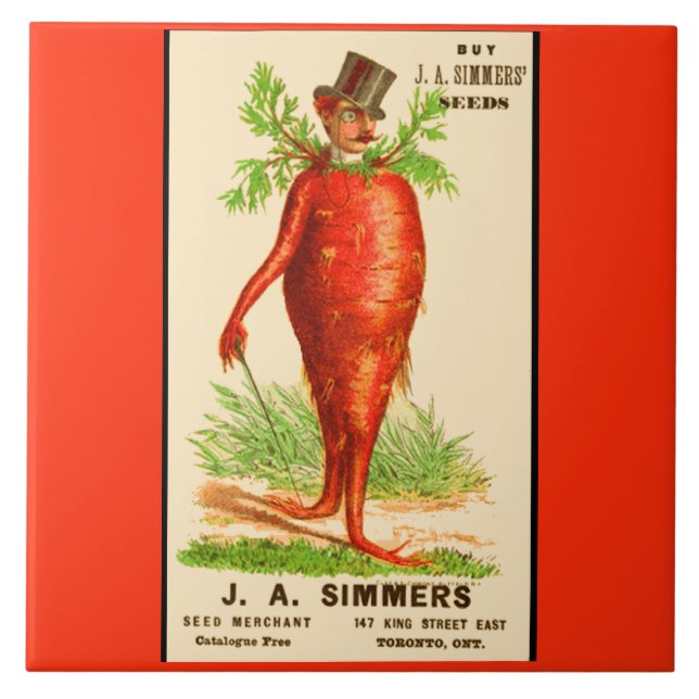 Azulejo De Cerâmica cartão de crédito vitoriano (Frente)