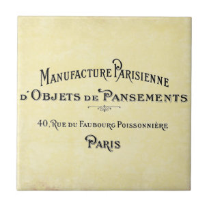 Azulejo De Cerâmica Cartão de Visita Paris