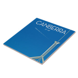 Azulejo De Cerâmica Cartaz de viagem Canberra Austrália