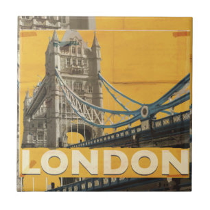 Azulejo De Cerâmica Cartaz Vintage Londres