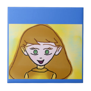 Azulejo De Cerâmica Cartoon
