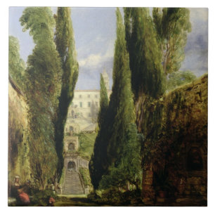 Azulejo De Cerâmica Casa de campo D'Este, Tivoli (óleo em canvas)