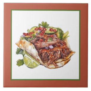Azulejo De Cerâmica Casa de comida legal mexicana