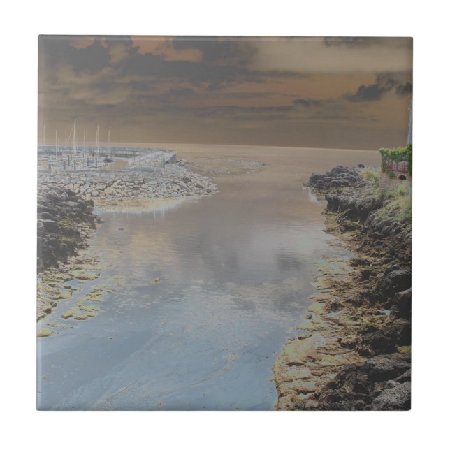 Azulejo De Cerâmica Casa de luz em Cascais Portugal (Frente)