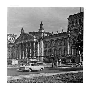 Azulejo De Cerâmica Casa do parlamento do Reichstag de Berlim antiga