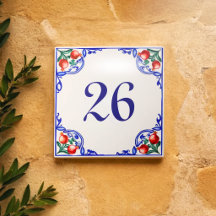 Casa Mediterrânea Personalizada Número – Melograno