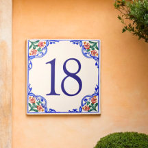 Casa Mediterrânea Personalizada Número – Romã