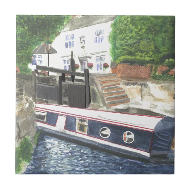 Azulejo De Cerâmica Casa Nottingham do fechamento de Beestonl (Frente)