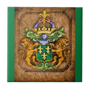 Azulejo De Cerâmica Casaco de Armas da Família Neerlandesa van Wester