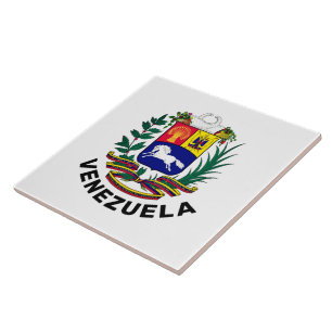 Azulejo De Cerâmica Casaco de armas da Venezuela