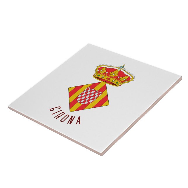 Azulejo De Cerâmica Casaco de Armas de Girona (Lateral)