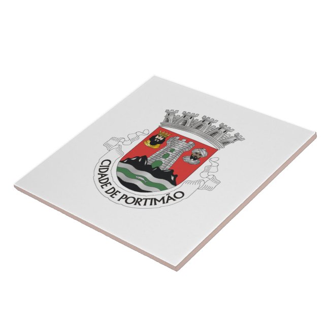 Azulejo De Cerâmica Casaco de Armas de Portimão, PORTUGAL (Lateral)