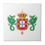 Azulejo De Cerâmica Casaco de Armas do Reino de Portugal 1640-1910<br><div class="desc">Casaco de Armas do Reino de Portugal 1640-1910. Imagem atribuída a: "Eu El-Rei". O Reino de Portugal (Latim: Regnum Portugalliae, Português: Reino de Portugal) era uma monarquia na Península Ibérica e predecessora da moderna República Portuguesa. Ela existia entre 1139 e 1910. Depois de 1415, também era conhecido como Reino de...</div>
