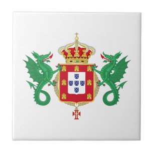 Azulejo De Cerâmica Casaco de Armas do Reino de Portugal 1640-1910