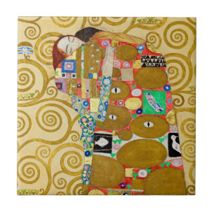 Azulejo De Cerâmica Casal Gustav Klimt Fulfillment Nouveau