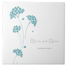 Casamento de Flores de Turquesa Bonitas