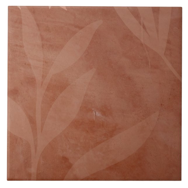 Azulejo De Cerâmica Casamento Rustic Terracotta Overlay (Frente)