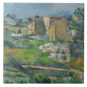 Azulejo De Cerâmica Casas de Paul Cezanne no Provence: O Riaux V