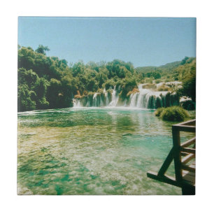Azulejo De Cerâmica Cascatas do Krka - Parque Nacional Krka - Croácia