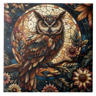 Azulejo De Cerâmica Castanho Castanho-da-floresta Majestosa Vidro Arre