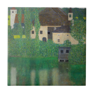 Azulejo De Cerâmica Castelo de Água de Gustav Klimt