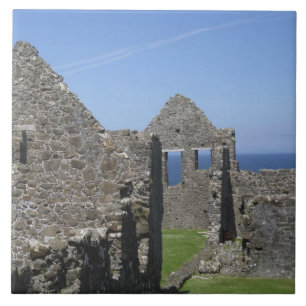 Azulejo De Cerâmica Castelo de Dunluce perto de Bushmills e Portrush,