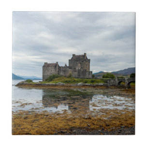 Azulejo De Cerâmica Castelo de Eilean Donan, Loch Duich - Escócia, Re