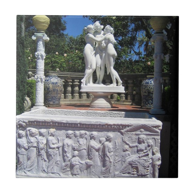 Azulejo De Cerâmica Castelo de Hearst, San Simeon, Califórnia (Frente)