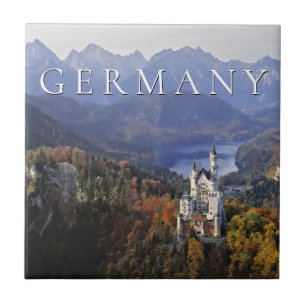 Azulejo De Cerâmica Castelo de Neuschwanstein Alemanha, Baviera